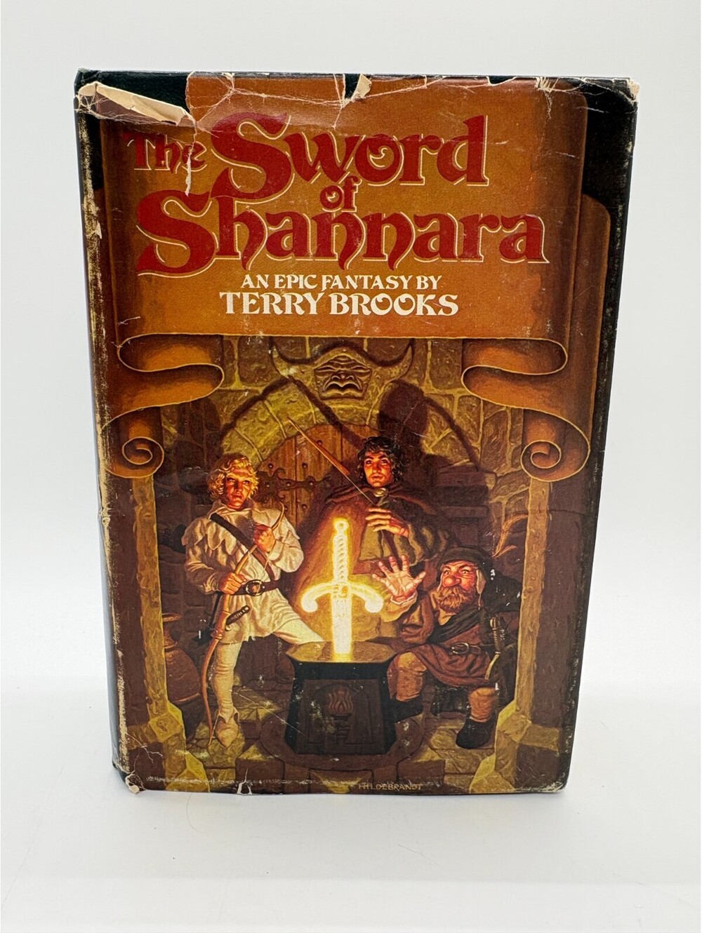 Sword of Shannara Terry Brooks 1977 Book Club Hardcover Hildebrandt Dust Jacket